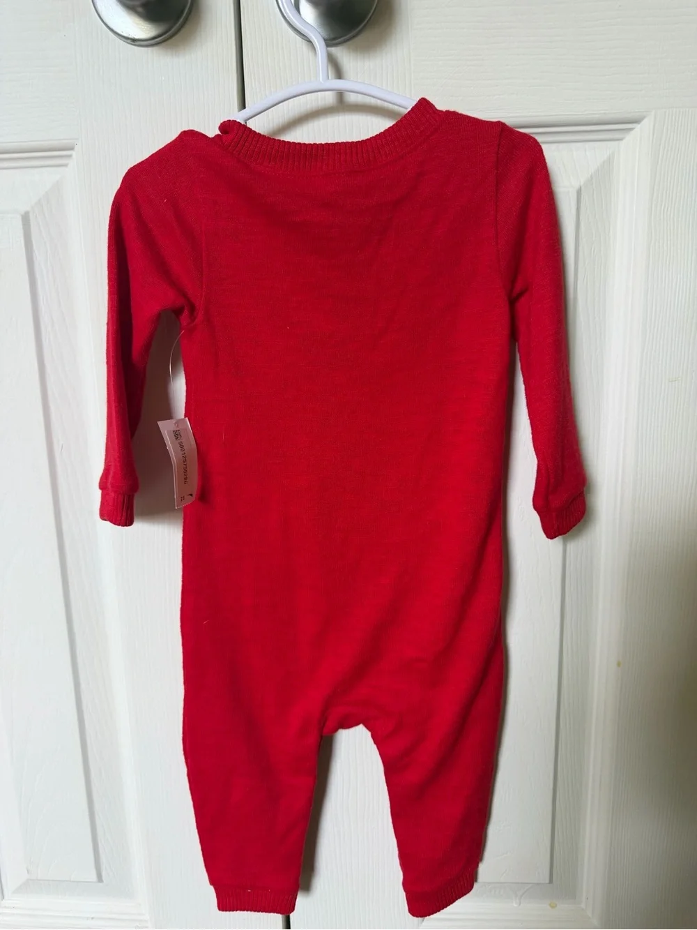 Old Navy Red Long-Sleeve Baby One-Piece